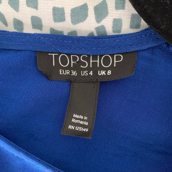 Topshop | Blue Dress - Picture 6 of 10